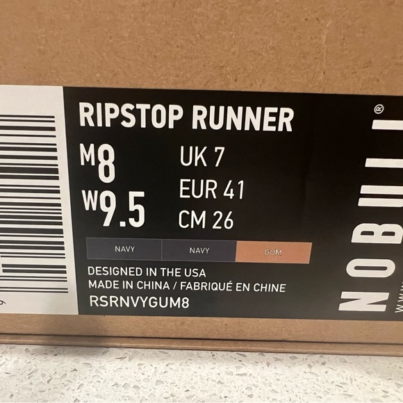 NAVY GUM RIPSTOP RUNNER (WOMEN'S SIZE 9.5) - Picture 2 of 7